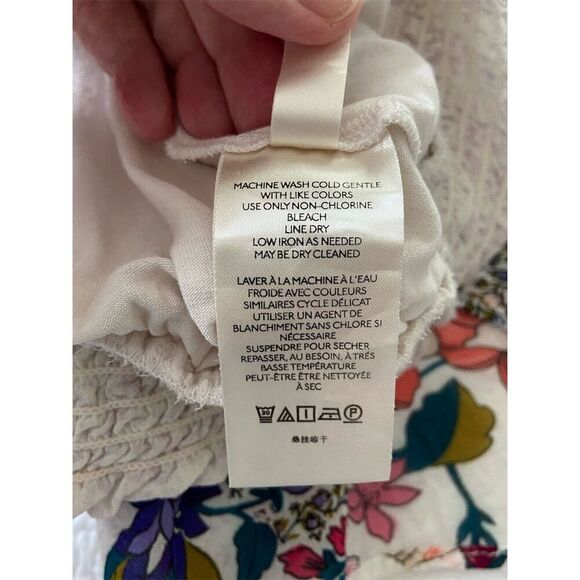 Anthropologie Floral Print Blouse Boho, Gypsy, Maximalist, Festival, Artsy - Picture 4 of 11